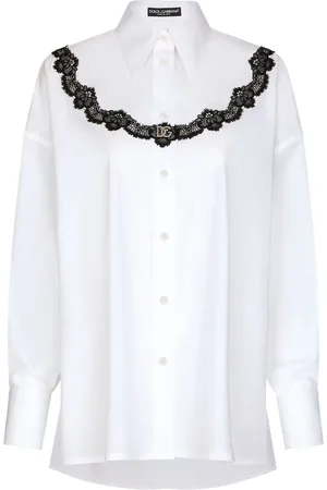 Dolce & Gabbana Camisa con encaje incorporado