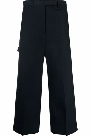 Thom Browne Pantalones capri con diseño recto