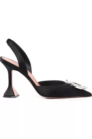 Amina Muaddi Zapatillas Begum con tacón de 95mm