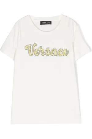 VERSACE Playera con detalles de cristal