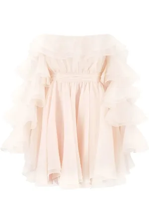 Giambattista Valli Vestido corto con hombros descubiertos