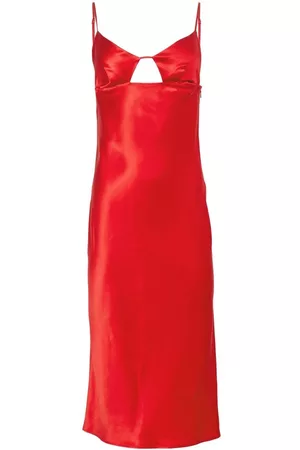 FLEUR DU MAL Slip dress con abertura