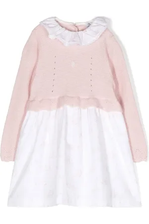 PATACHOU Vestido manga larga con volantes en el cuello