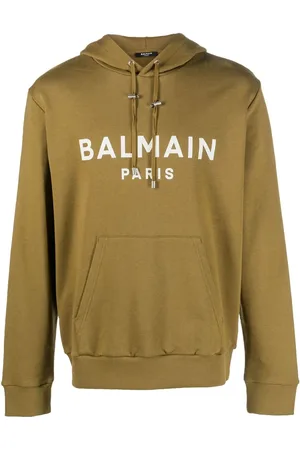 Balmain Hoodie con logo estampado