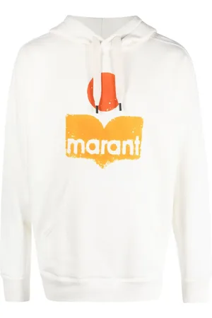 Isabel Marant Hoodie con efecto envejecido y logo estampado