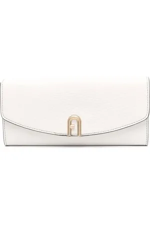 Furla Cartera continental con placa del logo