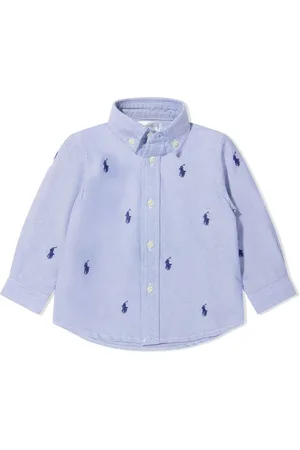 Ralph Lauren Camisa con logo bordado