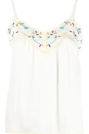 See by Chloé Top bordado con abertura