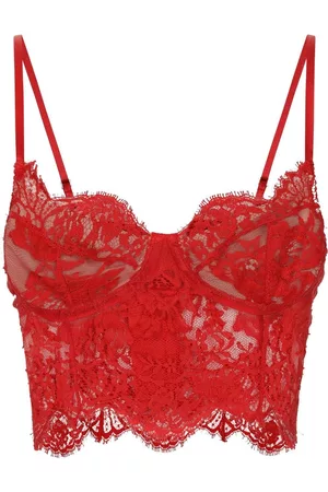 Corset de Encaje rojo para mujer