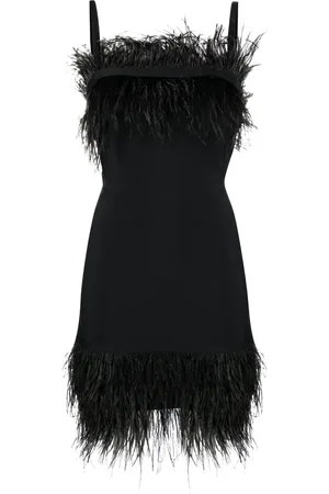 Staud Vestido corto con ribete