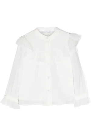 PATACHOU Blusa de gasa con volantes