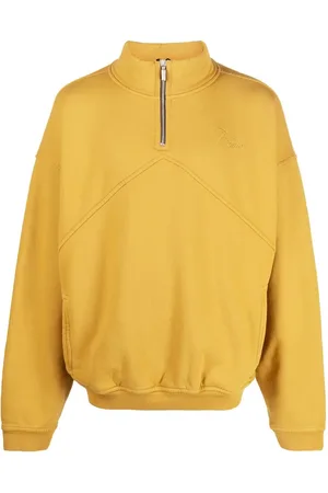 Rhude Sudader con un cuarto de cierre y logo bordado