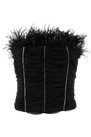 Patrizia Pepe Top con detalles de cristales