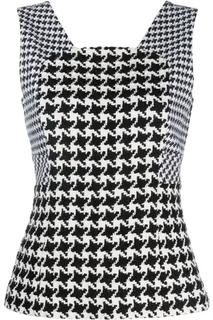 Dior Top con motivo pied de poule 2010