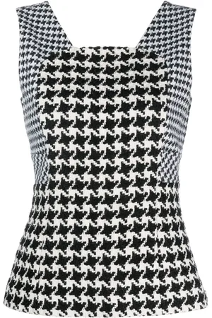 Dior Top con motivo pied de poule 2010