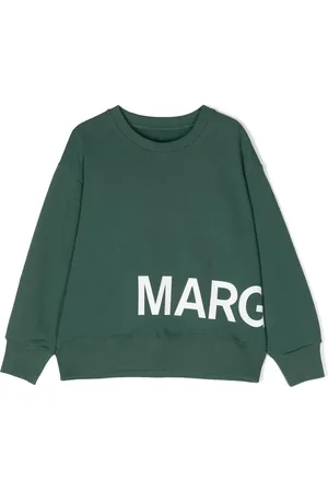 Maison Margiela Sudadera con logo estampado y cuello redondo