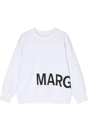 Maison Margiela Sudadera con logo estampado y cuello redondo