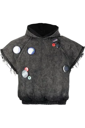 Liberal Youth Ministry Hoodie sin mangas con detalles