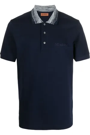 Missoni Playera tipo polo con cuello en zigzag
