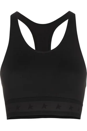 Golden Goose Top corto con espalda nadador y banda del logo