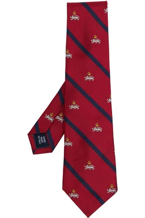Ralph Lauren Tenis bordada con estampado de rayas