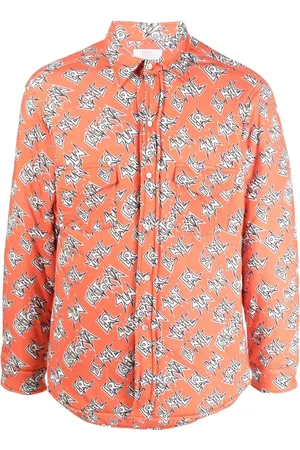 ERL Camisa con logo estampado