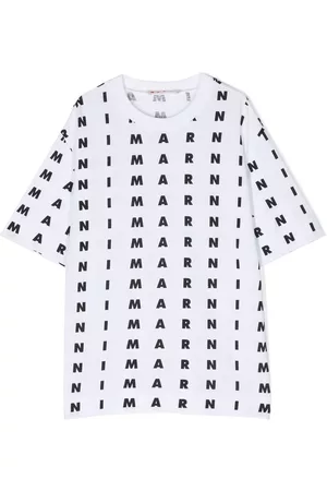 Marni Playera con monograma estampado