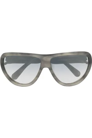 Moncler Lentes de sol con armazón oversize