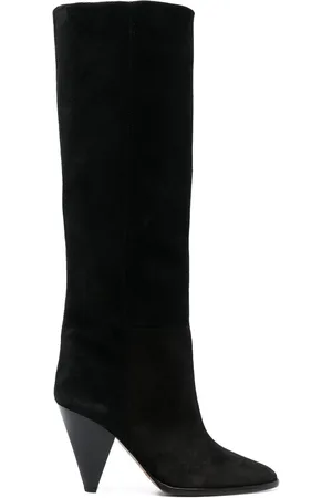 Isabel Marant Botines de gamuza con tacón de 90mm