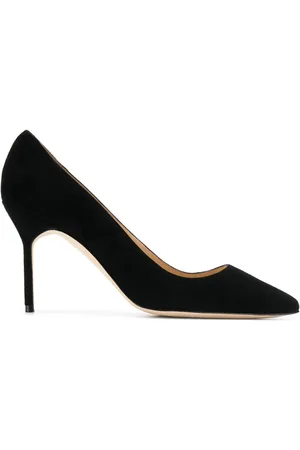 Manolo Blahnik Zapatillas de 90mm con puntera en punta