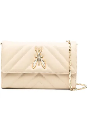 Patrizia Pepe Bolsa de hombro con placa Fly