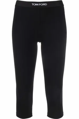 Tom Ford Leggins capri con logo en la pretina