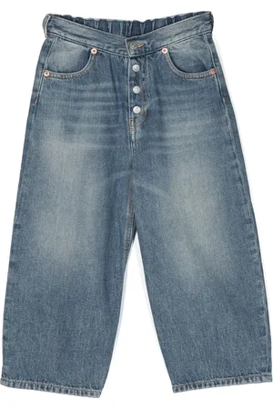 Maison Margiela Jeans rectos con parche del logo
