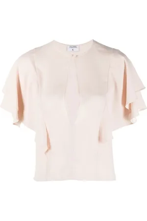 Filippa K Blusa con volantes en las manga