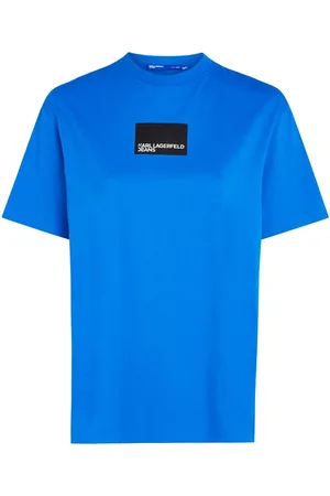 Karl Lagerfeld Playera con logo estampado