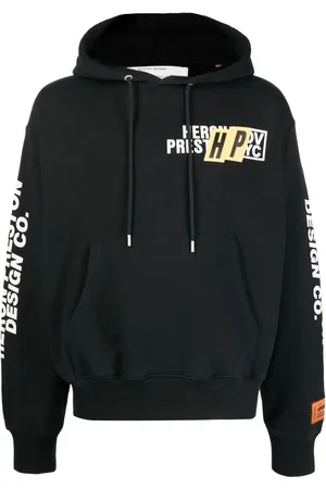 Heron Preston Hoodie Real Estate con logo estampado