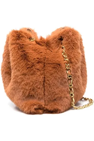 Nanushka Tote de pelo artificial
