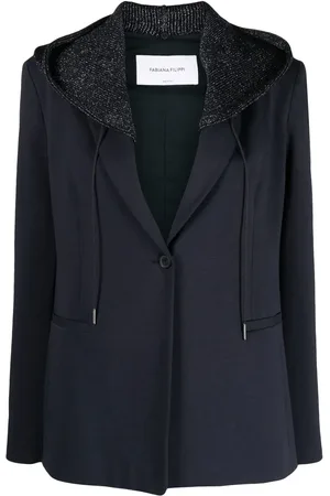Fabiana Filippi Blazer con botones y capucha