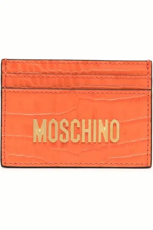 Moschino Tarjetero con letras del logo