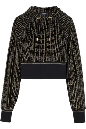 Balmain Hoodie con monograma