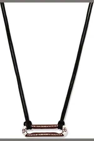 Lauren Rubinski Collar de cuerda con diamantes