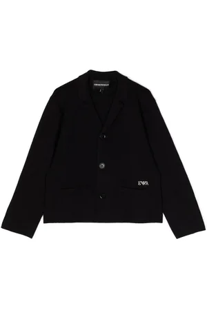 Emporio Armani Blazer con botones y logo bordado