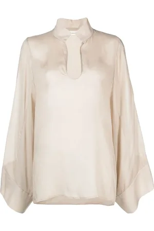 By Malene Birger Blusa con cuello redondo