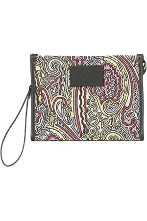 Etro Cartera con estampado de cachemira