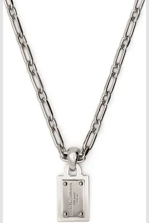 Dolce & Gabbana Collar de cadena con dije del logo