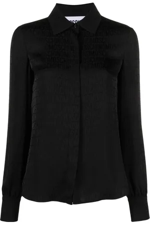 Moschino Camisa con monograma estampado