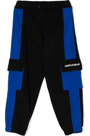 MARCELO BURLON Pants Pixel con logo estampado