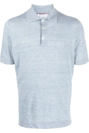 Brunello Cucinelli Playera tipo polo manga corta