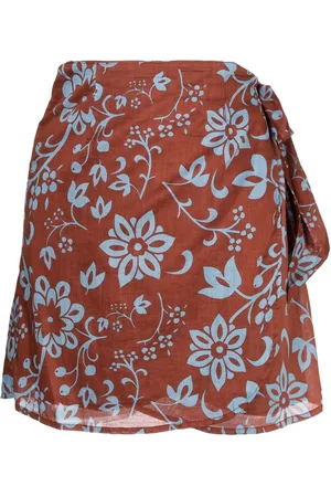 FAITHFULL THE BRAND Falda corta La Bamba con estampado floral