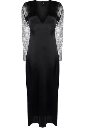 MAISON CLOSE Vestido Rendez-Vous con mangas de encaje